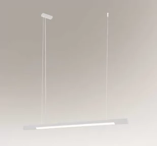 Shilo lampa wisząca LED Hakoda 16W 2800lm 3000K liniowa 130cm biała 1953 - Lampy sufitowe - miniaturka - grafika 1