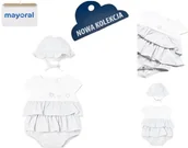 Śpiochy dla niemowląt - Śpioszki krótkie z bawełny dziewczęce 60 - miniaturka - grafika 1