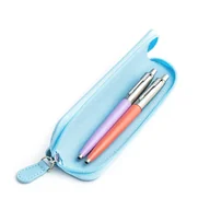 Zestawy piśmiennicze - Zestaw prezentowy długopis Parker Jotter Originals Liliowy i Koralowy z niebieskim etui - miniaturka - grafika 1
