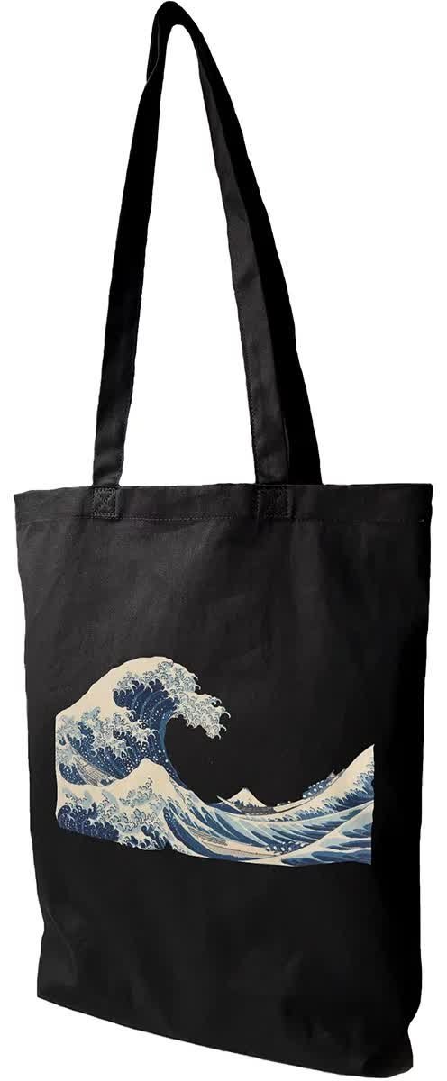 Torba bawełniana Wielka Fala w Kanagawie Katsushika Hokusai