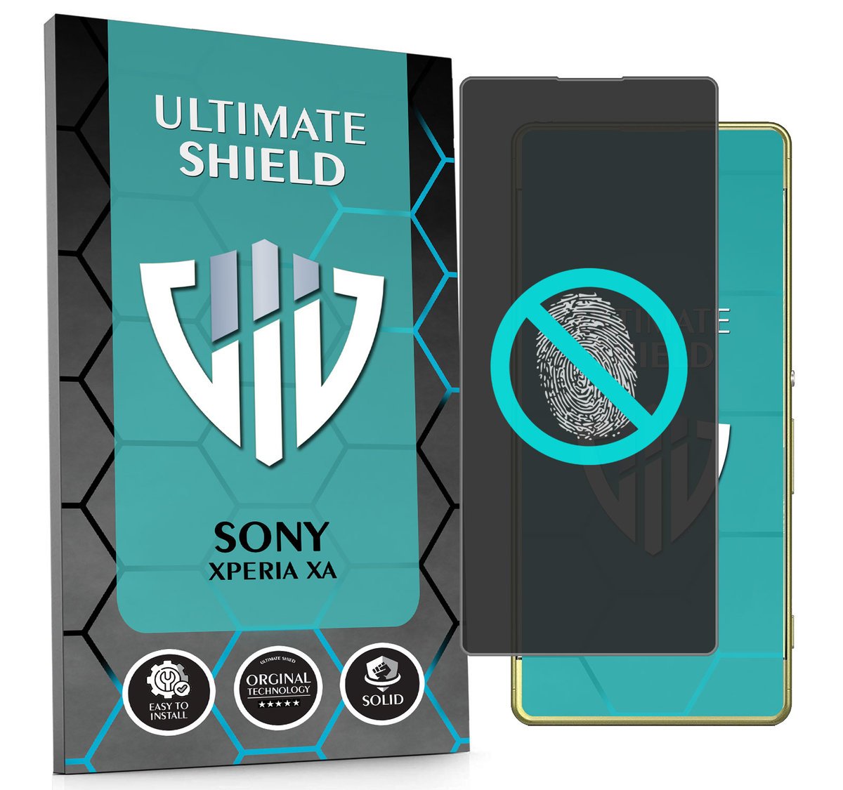 NAJLEPSZE SZKŁO 5D PEŁNE DO SONY XPERIA XA SZKIEŁKO NIETŁUKĄCE ORYGINAŁ