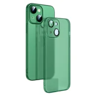 Etui i futerały do telefonów - Pokrowiec König Design kompatybilny z Apple iPhone 12 - plastikowe, miękkie etui na telefon komórkowy w kolorze zielonym - miniaturka - grafika 1