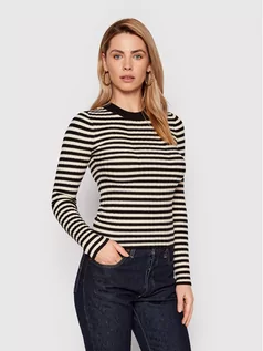 Swetry damskie - Vero Moda Sweter Kiki 10257763 Czarny Slim Fit - grafika 1