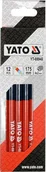 Pozostałe wyposażenie warsztatu - YATO OŁÓWEK TECHNICZNY CZERWONO NIEBIESKI /12szt. - miniaturka - grafika 1