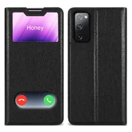 Etui i futerały do telefonów - Etui ochronne Cadorabo do Samsung Galaxy S20 FE w kolorze czarnym etui na telefon komórkowy Book Case Cover Etui - miniaturka - grafika 1