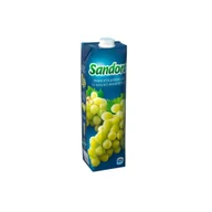 Soki i napoje niegazowane - Sok winogrodowy z białych winogron pasteryzowany "Sandora" 950ml - miniaturka - grafika 1