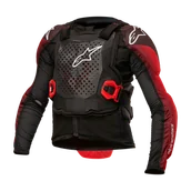 Akcesoria motocyklowe - Kurtka Ochronna Cross Alpinestars Bionic Tech Dziecięca Czarny/Złamany Biały/CzerwonyS/M - miniaturka - grafika 1