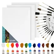 Dekoratorstwo - Zestaw Malarski Do Malowania Farby Płótno - miniaturka - grafika 1