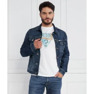 GUESS Kurtka jeansowa DILLON | Regular Fit - Kurtki męskie - miniaturka - grafika 1