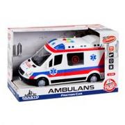 Samochody i pojazdy dla dzieci - Auto ambulans na baterie w pudełku Mega Creative - miniaturka - grafika 1