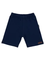 Spodenki damskie - Chłopięce szorty dresowe granatowe Nicol r.104 - miniaturka - grafika 1