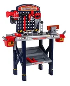 Gry planszowe - Duży Warsztat dla dzieci 3+ Stolik narzędziowy 55 el. + Elektryczna wkrętarka + Funkcje interaktywne - miniaturka - grafika 1