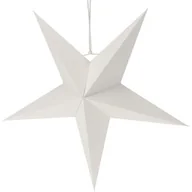 Ozdoby bożonarodzeniowe - Gwiazda Papierowa Świąteczna Ozdoba Na Okno Wisząca Biały 45 Cm - miniaturka - grafika 1
