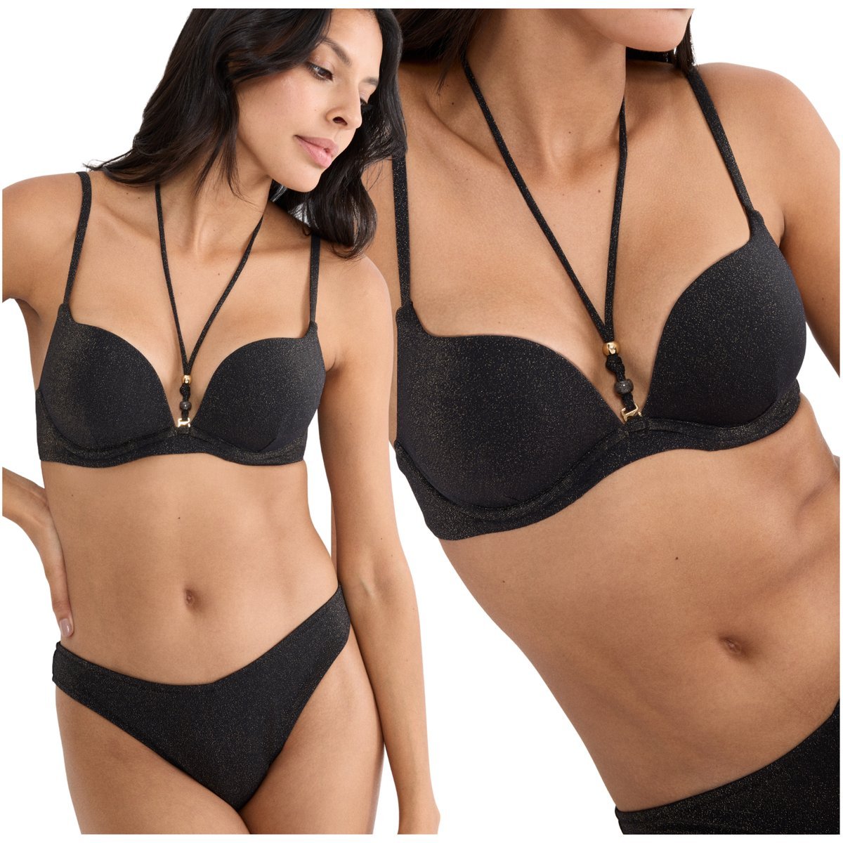 Biustonosz kąpielowy Push Up z paseczkami Triumph Summer Sunset WHU 42C