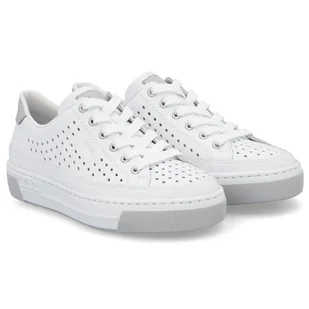 Sneakersy damskie rieker l8849-80 white 42 - Sneakersy damskie - miniaturka - grafika 1