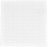 Klocki - Płyta Konstrukcyjna Bazowa Do Klocków Podstawka Do Budowania Biała - miniaturka - grafika 1