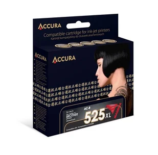 Accura ink Brother LC525M zamiennik XXL - Tusze zamienniki - miniaturka - grafika 1