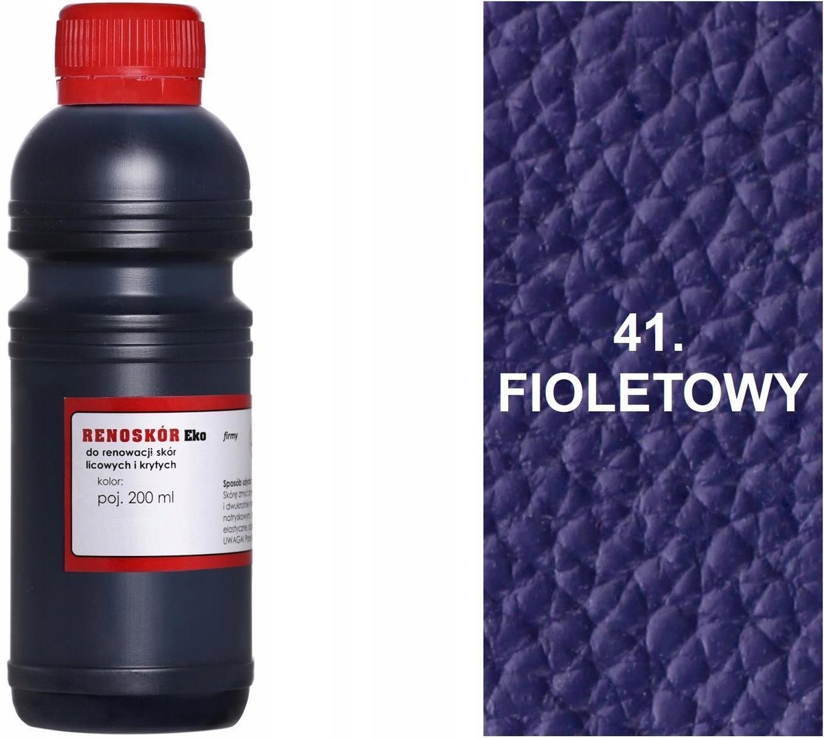 G12-91 FIOLETOWY 41 RENOSKÓR FARBA DO RENOWACJI SKÓRY LICOWEJ LAKIER WILBRA