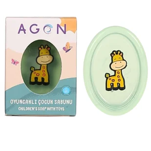 Agon Kids Apple 50g mydło dla dziecka z zabawką niespodzianką - Mydła - miniaturka - grafika 1