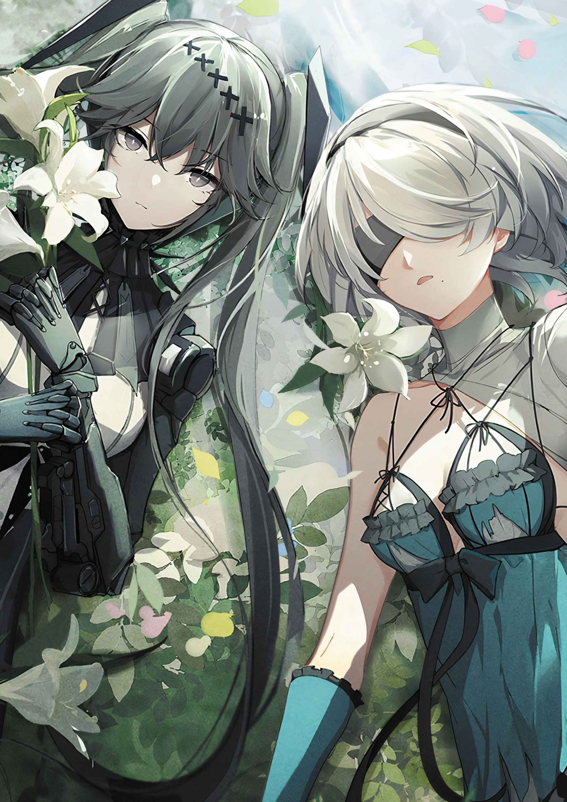 Plakat A1 Nier: Automata Anime Gra 2B
