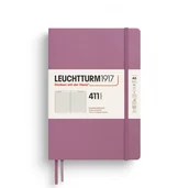 Notesy i bloczki - Notatnik Leuchtturm1917 A5, 411 stron, linie, Dusty Rose - miniaturka - grafika 1