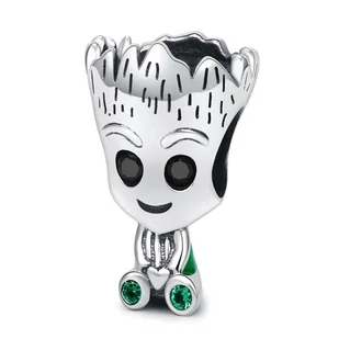 Zawieszka Charms SREBRO 925 Koralik do PANDORA Groot Marvel - Wisiorki - miniaturka - grafika 1