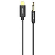 Baseus Kabel USB Baseus Kabel Baseus usb-c Typ C Jack 3.5 Audio 120 cm M01 czarny (30476-uniw)