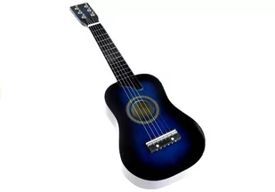 Gitara Drewniana Klasyczna z Kostką Niebieska 60 cm - Instrumenty muzyczne dla dzieci - miniaturka - grafika 3