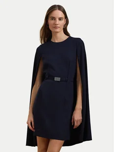 LAUREN RALPH LAUREN Sukienka koktajlowa 253963624002 Granatowy Slim Fit - Sukienki - miniaturka - grafika 1