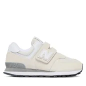 Buty dla chłopców - Sneakersy New Balance PV574EVW Écru - miniaturka - grafika 1