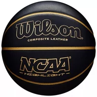 Koszykówka - Piłka koszykowa Wilson NCAA Highlight 295 czarna WTB067519XB07 - rozmiar piłek - 7 - miniaturka - grafika 1