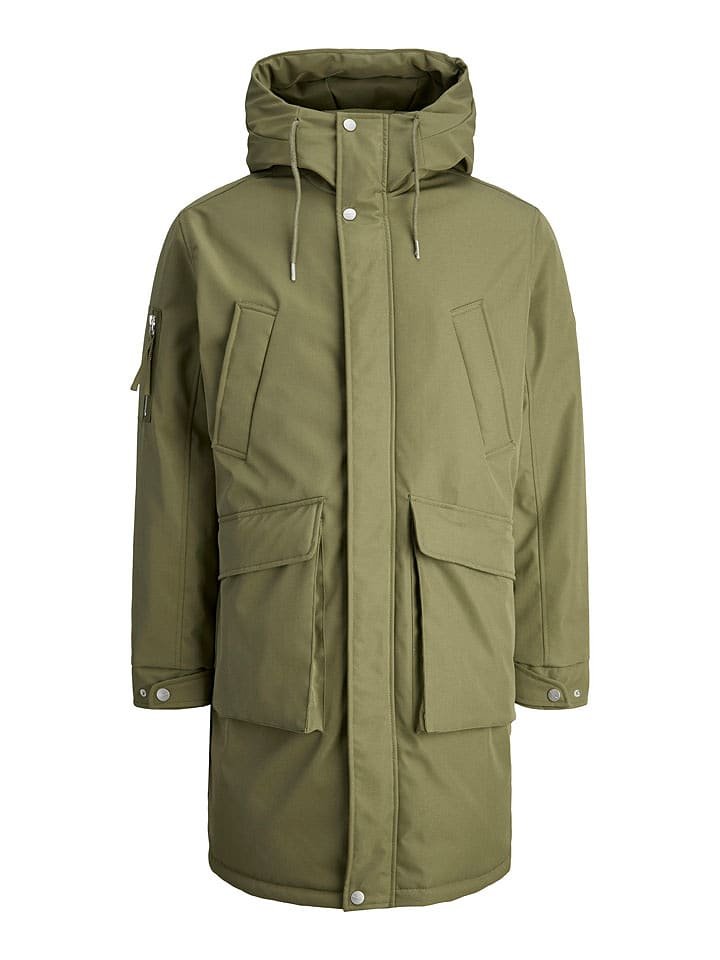 Jack & Jones Parka w kolorze zielonym