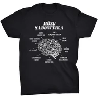 Koszulki męskie - Koszulka T-shirt Mózg Sadownika Śmieszny Prezent na Święta Urodziny - miniaturka - grafika 1
