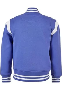 Urban Classics Dziewczęca kurtka Girls Inset College Sweat Jacket purpleday/white 146/152, Purpleday/White, 146/152 cm - Kurtki i płaszcze dla dziewczynek - miniaturka - grafika 1