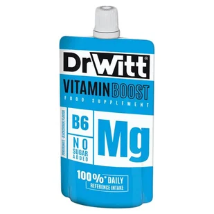 DrWitt Vitamin Boost Pomegranate-Blackcurrant Suplement diety 90 g - Napoje energetyczne i izotoniczne - miniaturka - grafika 1