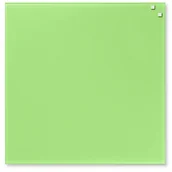 Tablice i flipcharty - NAGA Szklana tablica magnetyczna jasnozielona 45x45 cm 10750 10750 - miniaturka - grafika 1