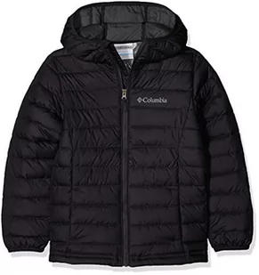 Columbia chłopcy Powder Lite bluza z kapturem Insulated Jacket, czarny, s 1802901 - Kurtki i kamizelki sportowe damskie - miniaturka - grafika 1