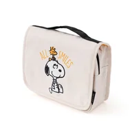 Kosmetyczki, organizery i kuferki - Wisząca kosmetyczka damska Snoopy przenośna podróżna na prezent 25x20 cm - miniaturka - grafika 1