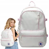 Plecaki - Converse Kids Cam Straight Edge 26l Plecak biały biały jeden rozmiar - miniaturka - grafika 1