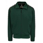 Odzież taktyczna i umundurowanie - Bluza rozpinana PITBULL Oldschool Polly-Elastane Powers '25 - Butelkowa Zieleń - miniaturka - grafika 1