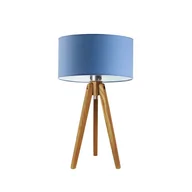 Lampy stojące - Lampka nocna LYSNE Saba, niebieski, 60 W - miniaturka - grafika 1