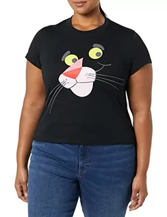 Koszulki i topy damskie - Desigual Damska koszulka z krótkim rękawem, czarny, L - grafika 1
