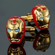 Spinki do mankietów i krawatów - Spinki do mankietów koszuli mankietu iron man - miniaturka - grafika 1