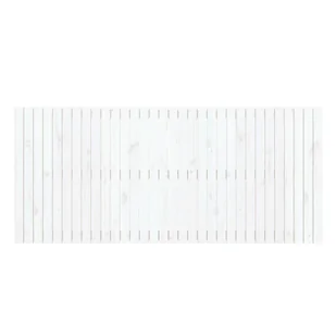 Wezgłowie łóżka, białe, 204x3x90 cm, lite drewno sosnowe Lumarko! - Inne meble do sypialni - miniaturka - grafika 5
