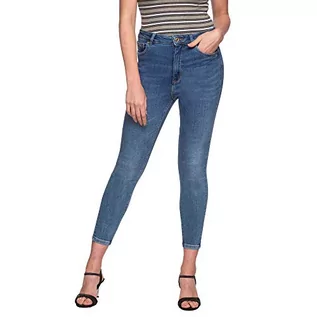 Spodnie damskie - ONLY Jeansy damskie OnlMila HW o kroju skinny Fit, niebieski (Medium Blue Denim Medium Blue Denim), 32 PL - grafika 1
