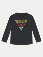 Bluzki damskie - Guess Bluzka N4YI36 K8HM4 Czarny Regular Fit - miniaturka - grafika 1