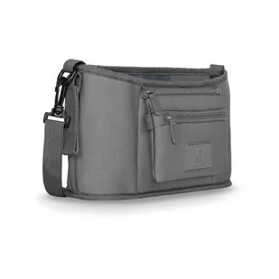 Lionelo, Little Cube, nowoczesny organizer do wózka, Grey Stone, Szary - Torby i organizery dla mam - miniaturka - grafika 1