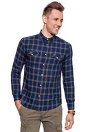 Koszule męskie - Wrangler, Koszula męska, Ls 2Pkt Flap Shirt Olivine W5917Orfr, rozmiar S - miniaturka - grafika 1