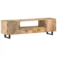 Szafki RTV - vidaXL Szafka pod telewizor, 160x30x45 cm, lite drewno mango - miniaturka - grafika 1