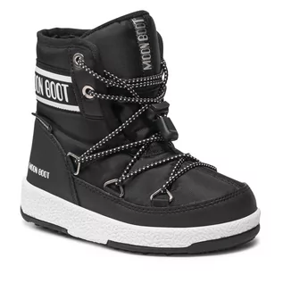 Buty dla chłopców - Śniegowce MOON BOOT - Mid Wp 2 34052500001 S Black - grafika 1